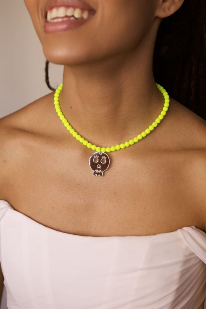 Collar LOU Jaune Neon